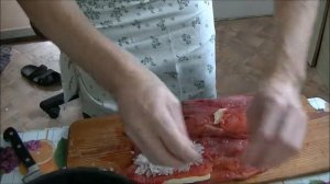 Готовим горбушу в шарабане.
