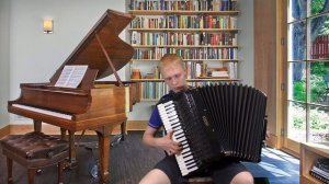 И.С.Бах - Прелюдия и фугетта ре минор из цикла "Маленькие прелюдии и фуги" исполняет Михаил Царьков