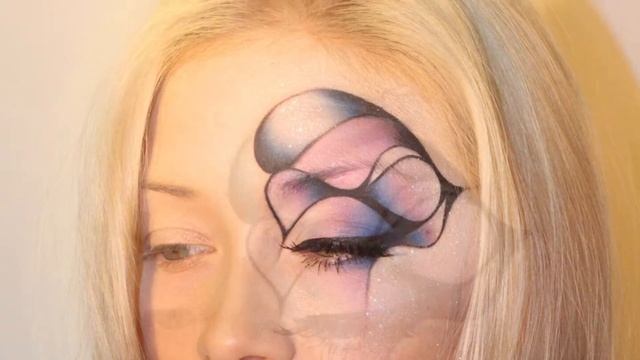 Креативный, авангардный, подиумный макияж. смотреть онлайн