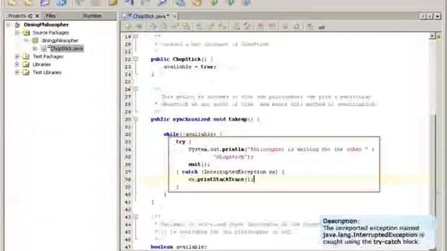 8 6 Implementing wait and notify Methods смотреть онлайн