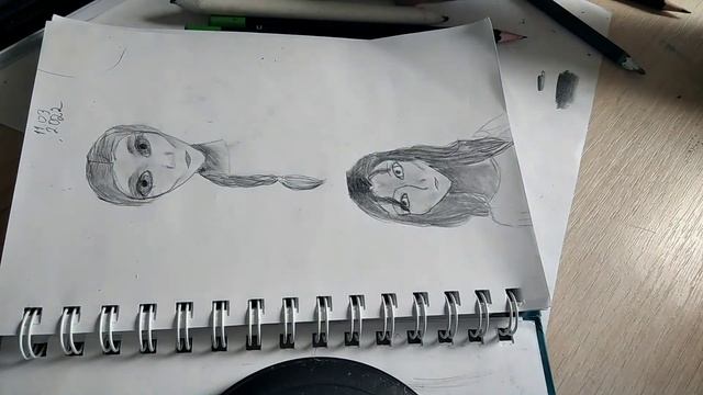 рисую простым карандашом.