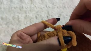 Вытянутые петли крючком