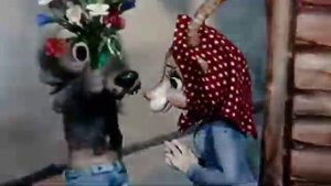 клип на мультик  Волк и телёнок