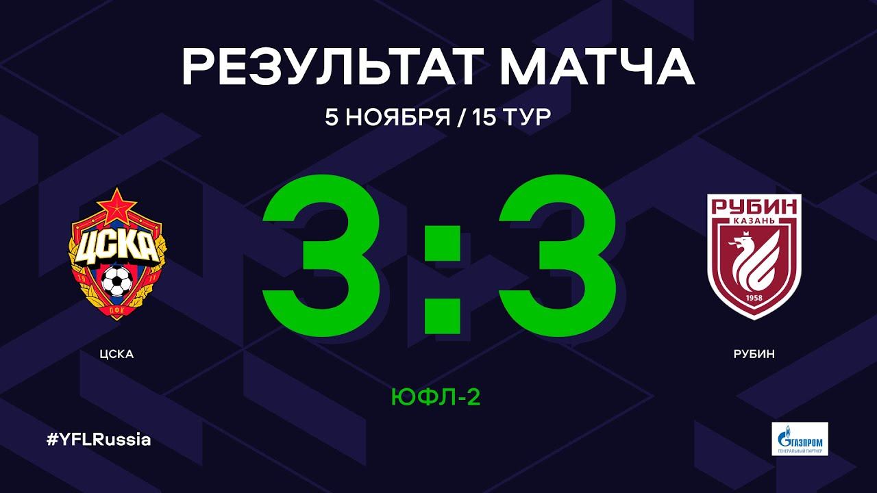 ЮФЛ-2. ЦСКА - Рубин. 15-й тур. Обзор