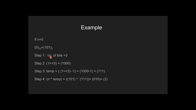 Find One’s Complement of an Integer | GeeksforGeeks смотреть онлайн