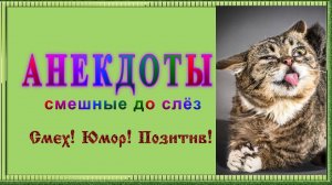 Анекдоты! Смешные до слёз! Сборник коротких анекдотов! Юмор! Позитив! 16 выпуск.mp4