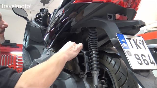 Sym GTS 300i small service смотреть онлайн