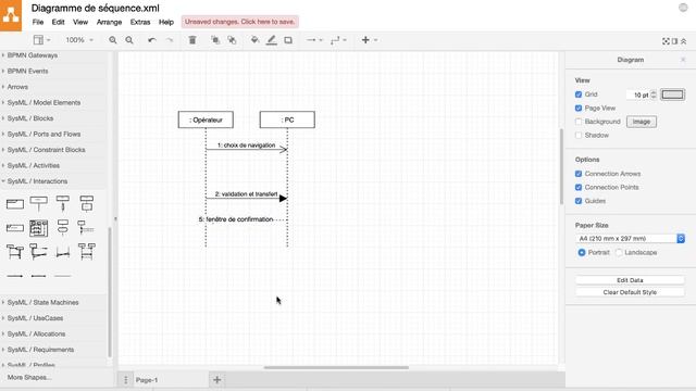 Faire un Diagramme de Séquence SysML [avec Draw.io] смотреть онлайн