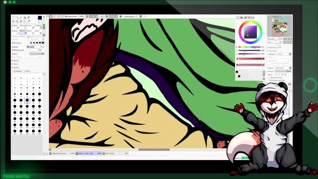 SpeedPaint/ Спящая лиса смотреть онлайн