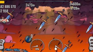 (Take 2) Hill Climb Racing 1.61.0 (240 fps) The Rocket & Mega Highway 4738m (full run)