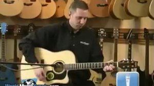 Washburn Acoustic/Electric Guitar D10SCE Demo