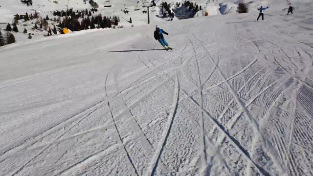 SKI CARVING SKIING DOLOMITI SUPERSKI 2019