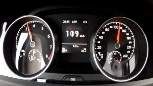 Volkswagen Golf 7 VII DSG 1.2 TSI 105bhp acceleration 0 - 100 km/h 2013