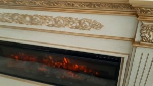 Электрокамин Елизавета. Размеры, мм: 1820 (ш) х 990 (в) х 380 (г)