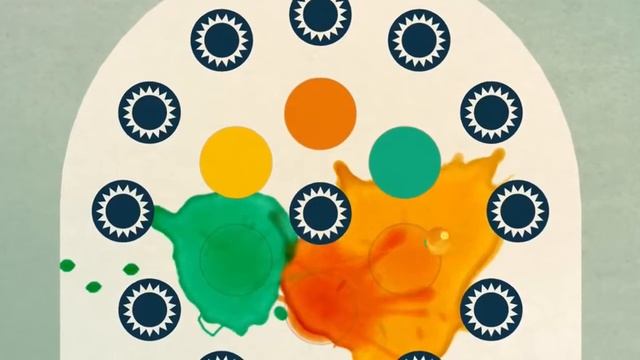 Цветная абстракция в приложении INKS смотреть онлайн