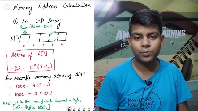 Row major and Column major Address Calculation | Memory Address Calculation | ISC Computer Class 12 смотреть онлайн