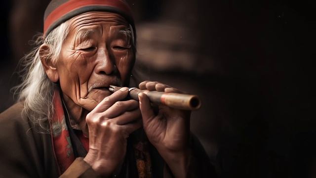 Тибетская лечебная флейта, перестаньте слишком много думать, избавьтесь от стресса, беспокойства