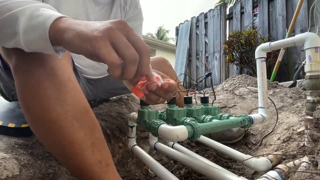 How to install orbit sprinkler system with Rachio automated system to operate irrigation zones смотреть онлайн