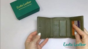 Небольшой женский кошелек из натуральной кожи ската. Артикул: KS-462