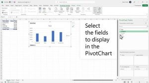 How to create a PivotChart in Excel | Microsoft