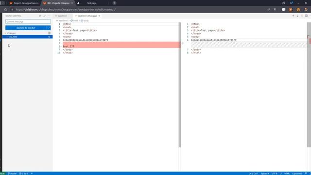 GP - Как работать контент-редактору с Gitlab (сохранять и делать коммиты)