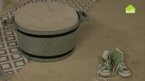 Пуф из тазика — ЭТО РЕАЛЬНОСТЬ! Делаем классные предметы мебели из подручных средств своими руками