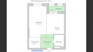 ЖК Рассказово. Дизайн-проект квартиры, перепланировка