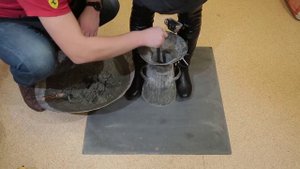 Определение свойств бетонной смеси