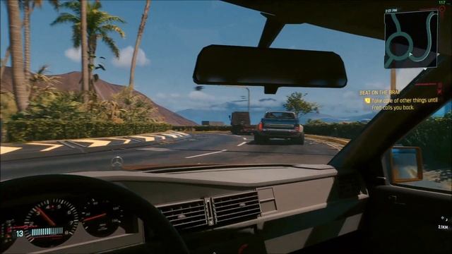 CYBERPUNK 2077 - Mercedes Benz 190E W201 Testdrive
