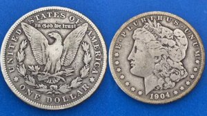 US 1904 ONE DOLLAR S COIN VALUE + REVIEW