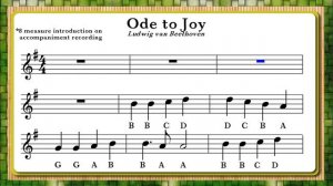 Ode to Joy Performance Without Recorder