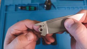 Нож Petrified Fish Beluga Mini+Разборка. Переставляем на шайбы