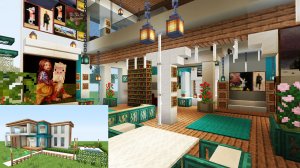 Дизайн большого дома майнкрафт! А его стройку смотри в предыдущем видео на моём канале!