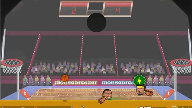 Баскетбол головами. Эпическая игра вызывающая батхёрт.