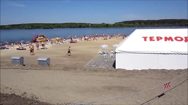 Пенза, Спутник, пляж, жара, июнь.mp4 смотреть онлайн