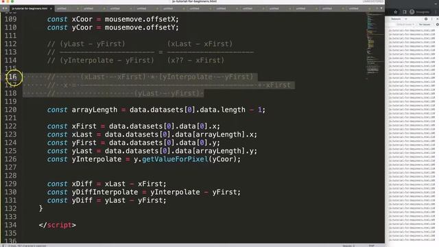 How to Use Basic Linear Interpolation in Chart JS – смотреть онлайн ...