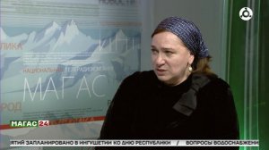 В студии НТРК "Магас" заместитель министра здравоохранения Ингушетии Хяди Угурчиева