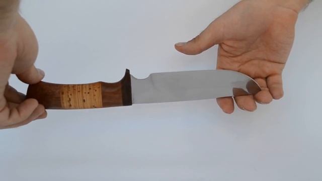 Обзор ножа ОРЕЛ из нержавеющей стали 65Х13 от компании Окские Ножи смотреть онлайн