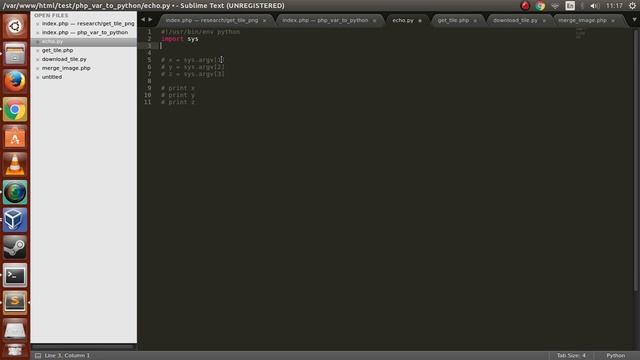 PHP tutorial : Passing PHP variable to Pyton (file.py)