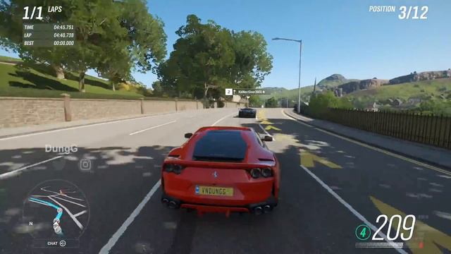 Forza Horizon 4 - Ferrari 812 Superfast - Goliath Race смотреть онлайн