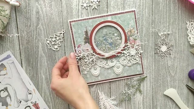 Мастер-класс по созданию новогодней открытки с шейкером