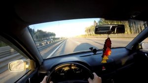 Быстрая езда по трассе|Fast Russian driving a car|