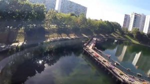 DJI Phantom. Полёт над Кировоградскими прудами в Москве