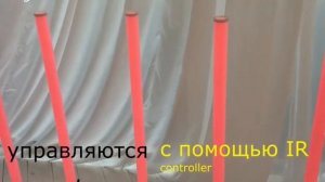 Беспроводные светодиодные неоновые цветные rgb лампы трубки на аккумуляторах Led Tube