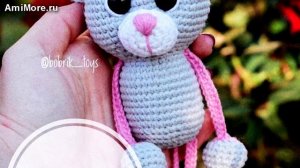 Амигуруми: схема Мышка Погремушка. Игрушки вязаные крючком - Free crochet patterns.