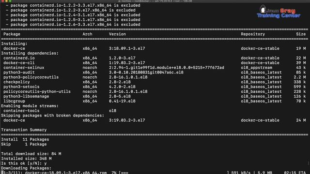 การติดตั้ง Docker-CE ใน Linux Oracle 8 / Linux CentOS 8 (EP1)