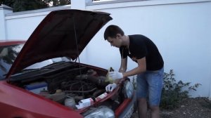 Заливаем димексид в двигатель! / Ford Sierra #2