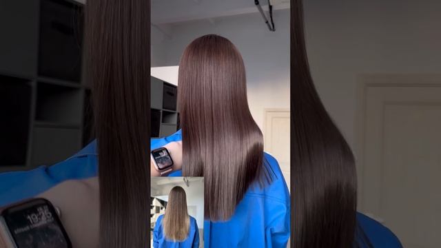 Хочешь рецепт? Пиши коммент ! Затемнение блонда, убрали желтизну #обучениепарикмахеров #колористика