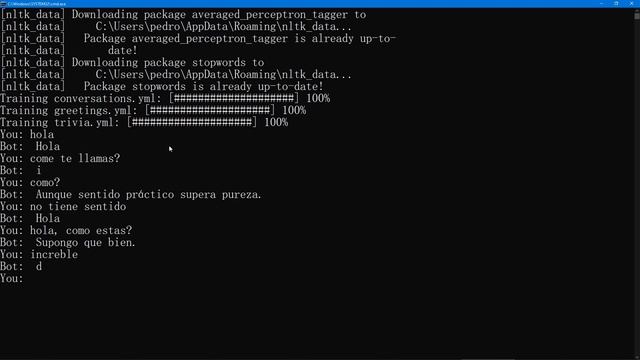 How to Create a Chatbot Using Chatterbot Python смотреть онлайн