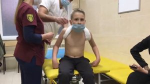 Бондаж при переломе ключицы